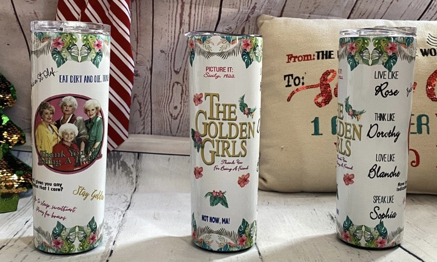 Golden Girls Skinny Tumbler 20 oz