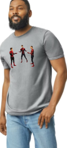 3 Peter Parker/Spiderman Shirt