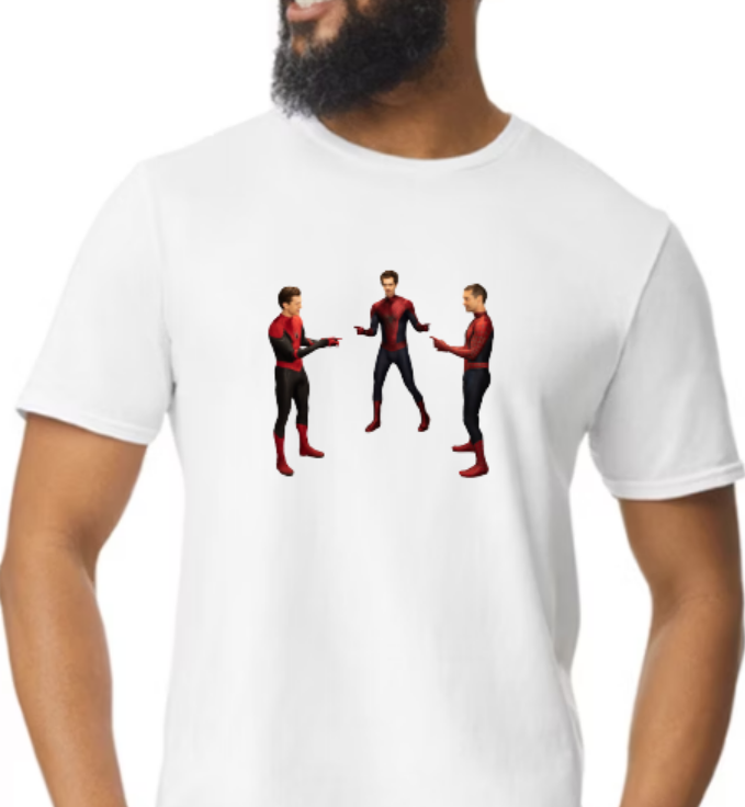 3 Peter Parker/Spiderman Shirt