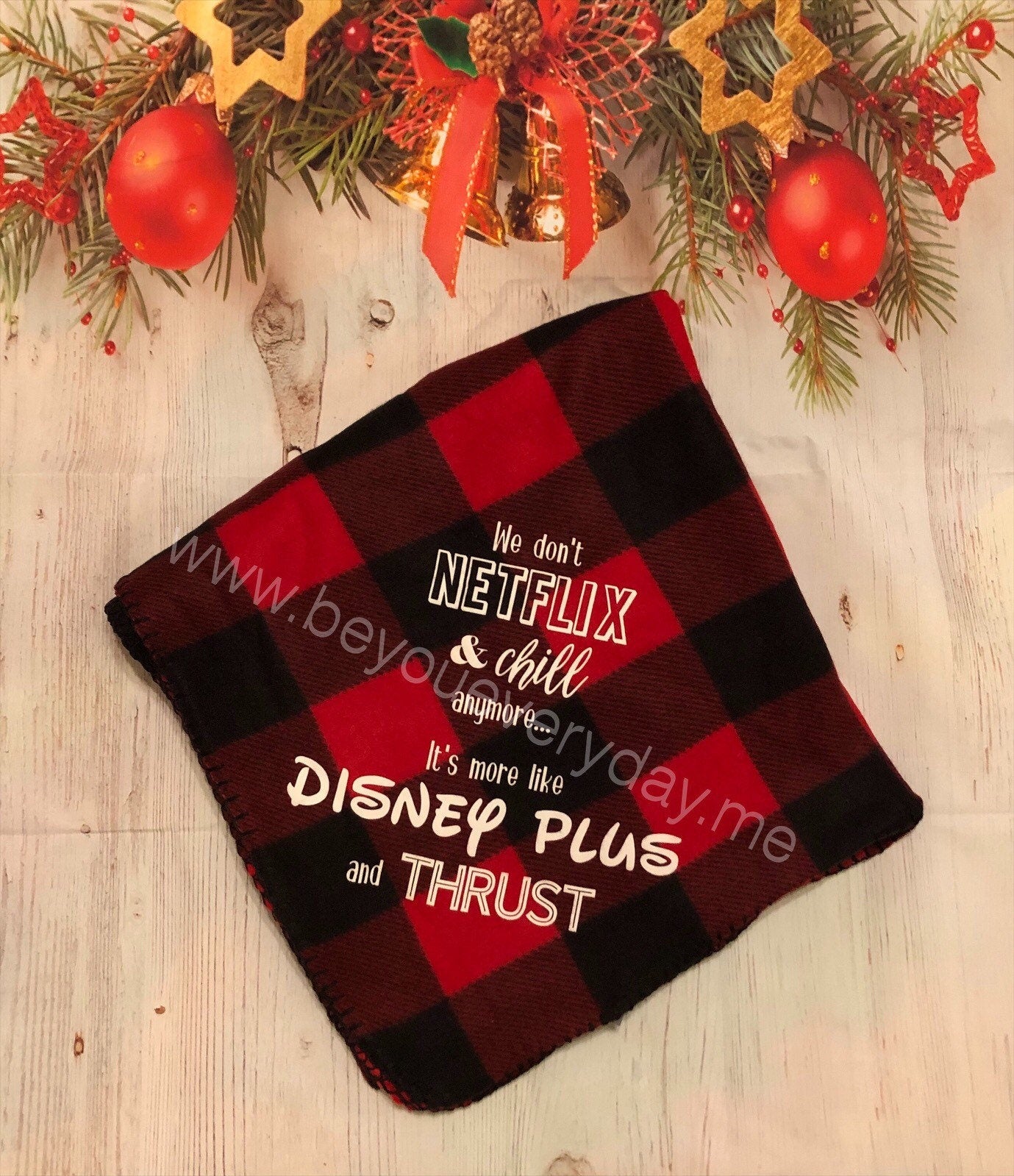 Disney plus, Disney blanket, throw blanket 50x60 blanket, Buffalo plaid blanket, Disney plus blanket, couch blanket, Netflix