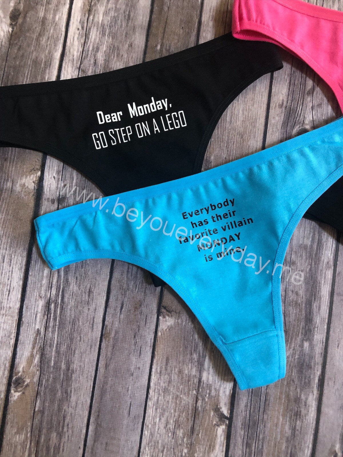 Days of the week underwear | womens size days of the week underwear | adult days of the week underwear | days of the week panties |Christmas