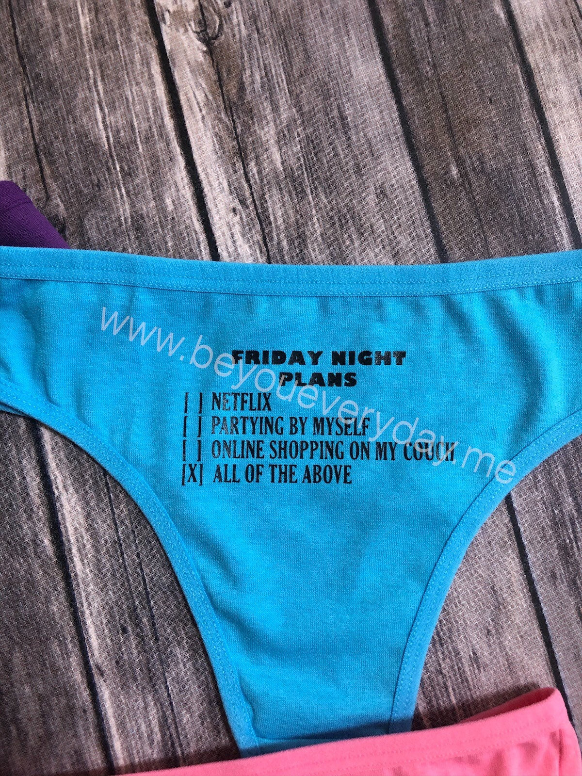Days of the week underwear | womens size days of the week underwear | adult days of the week underwear | days of the week panties |Christmas