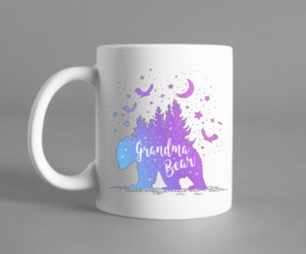 Grandma mug, grandma gift, gramma, mother in law, mom, bear, grandma bear, nana, Gigi, grandparent mug, Mother’s day