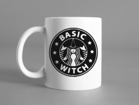 Halloween mug, Halloween, basic witch, witch, coffee, Halloween, basic bitch, coffee mug, mermaids,