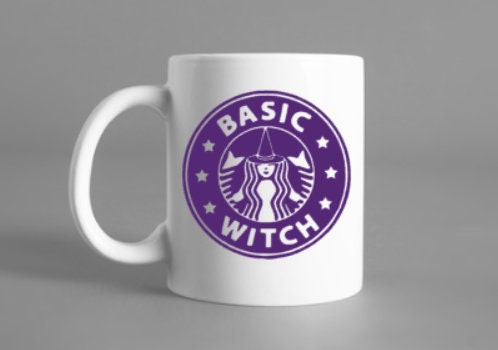 Halloween mug, Halloween, basic witch, witch, coffee, Halloween, basic bitch, coffee mug, mermaids,