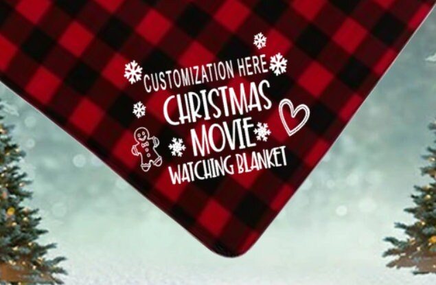 Christmas Movie Watching Blanket