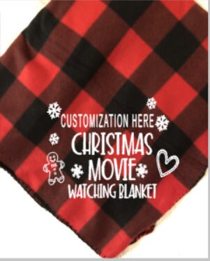 Christmas Movie Watching Blanket