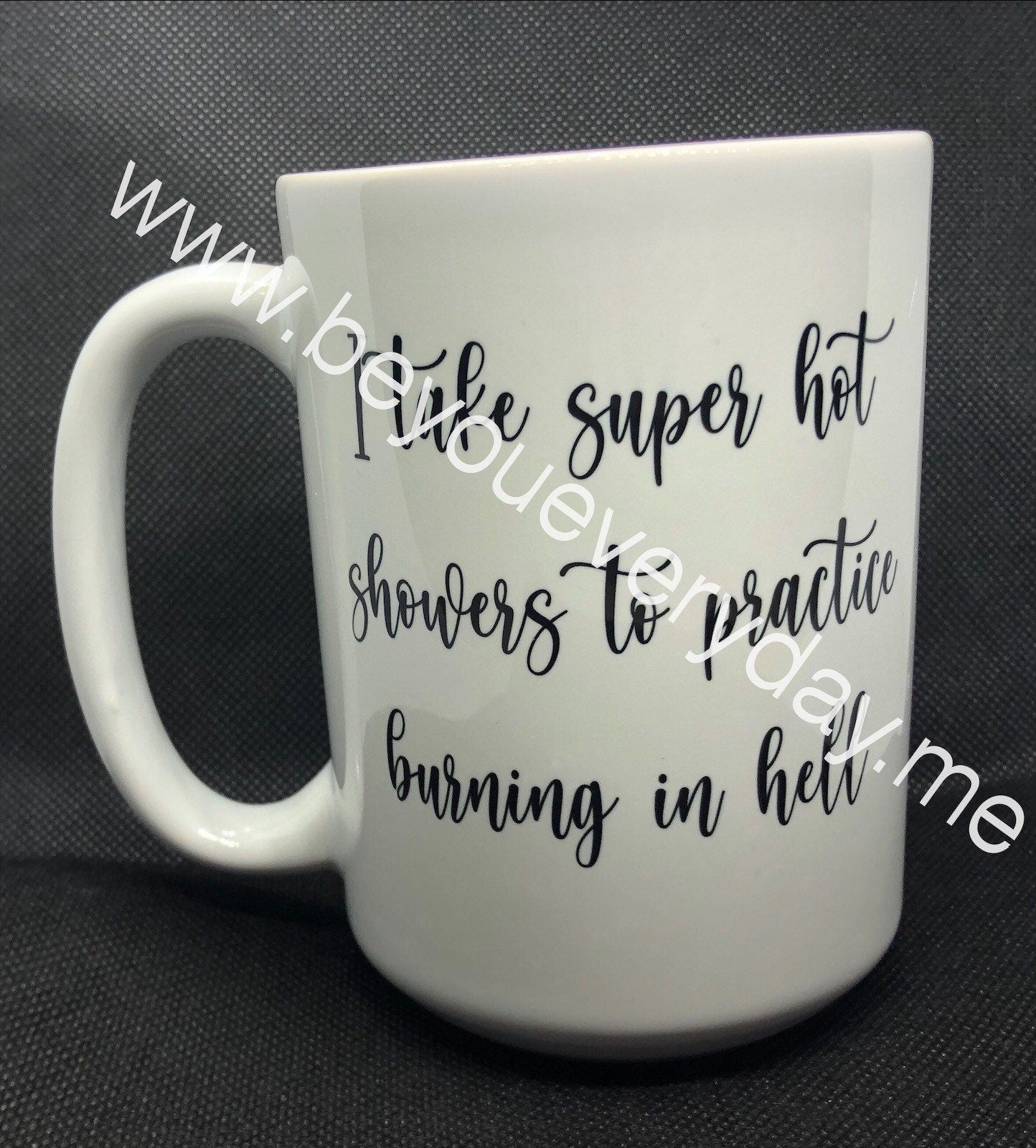 Custom mug, funny mug, coffee mug, custom coffee cup, just divorced gift, Mother’s Day, Mother’s Day gift, I take hot showers, humorous mug