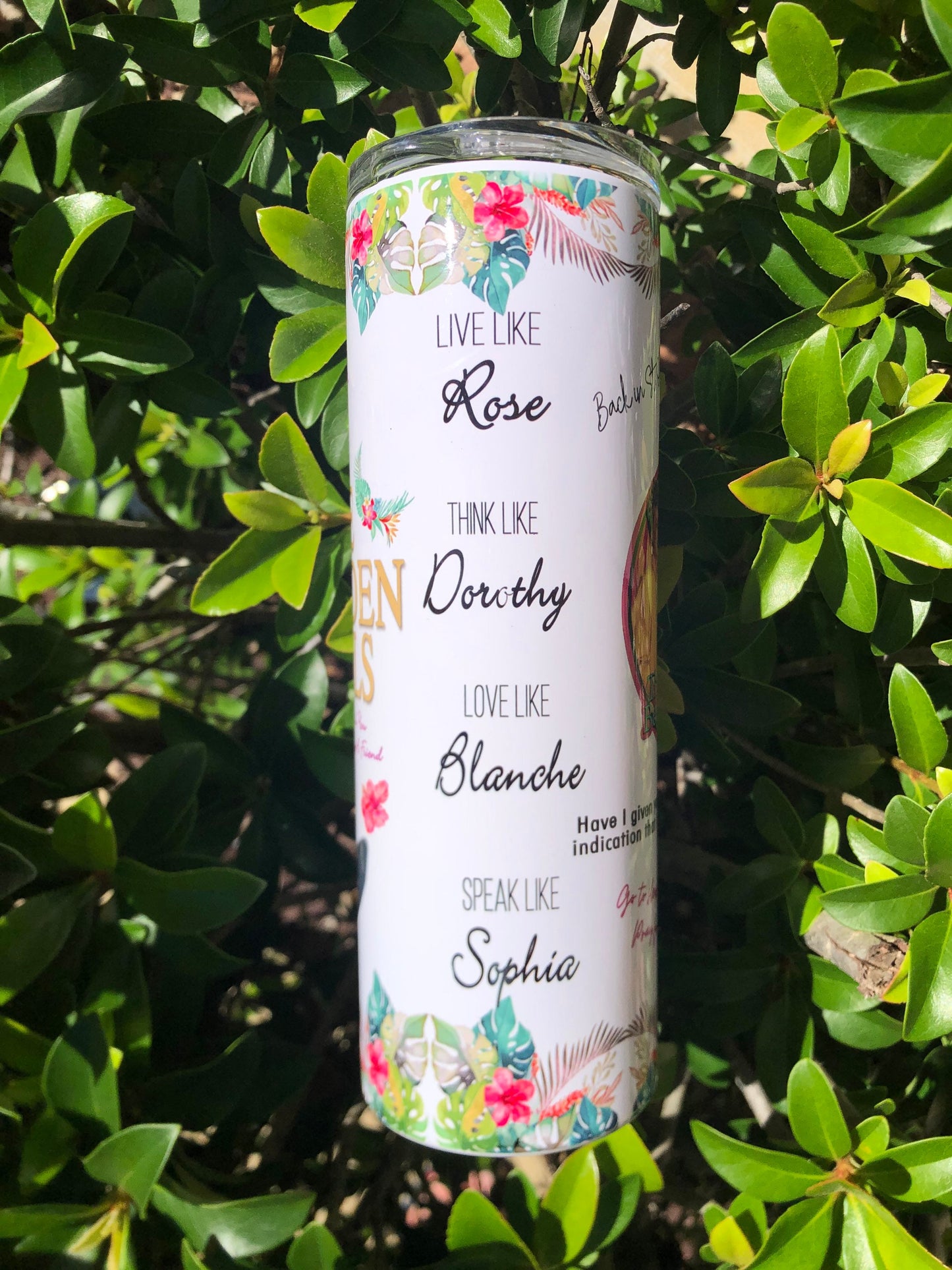 Golden girls, Betty white, tumbler, 20oz tumbler, thank you, best friend gift, Christmas gift, coffee tumbler, stay golden, custom tumbler,