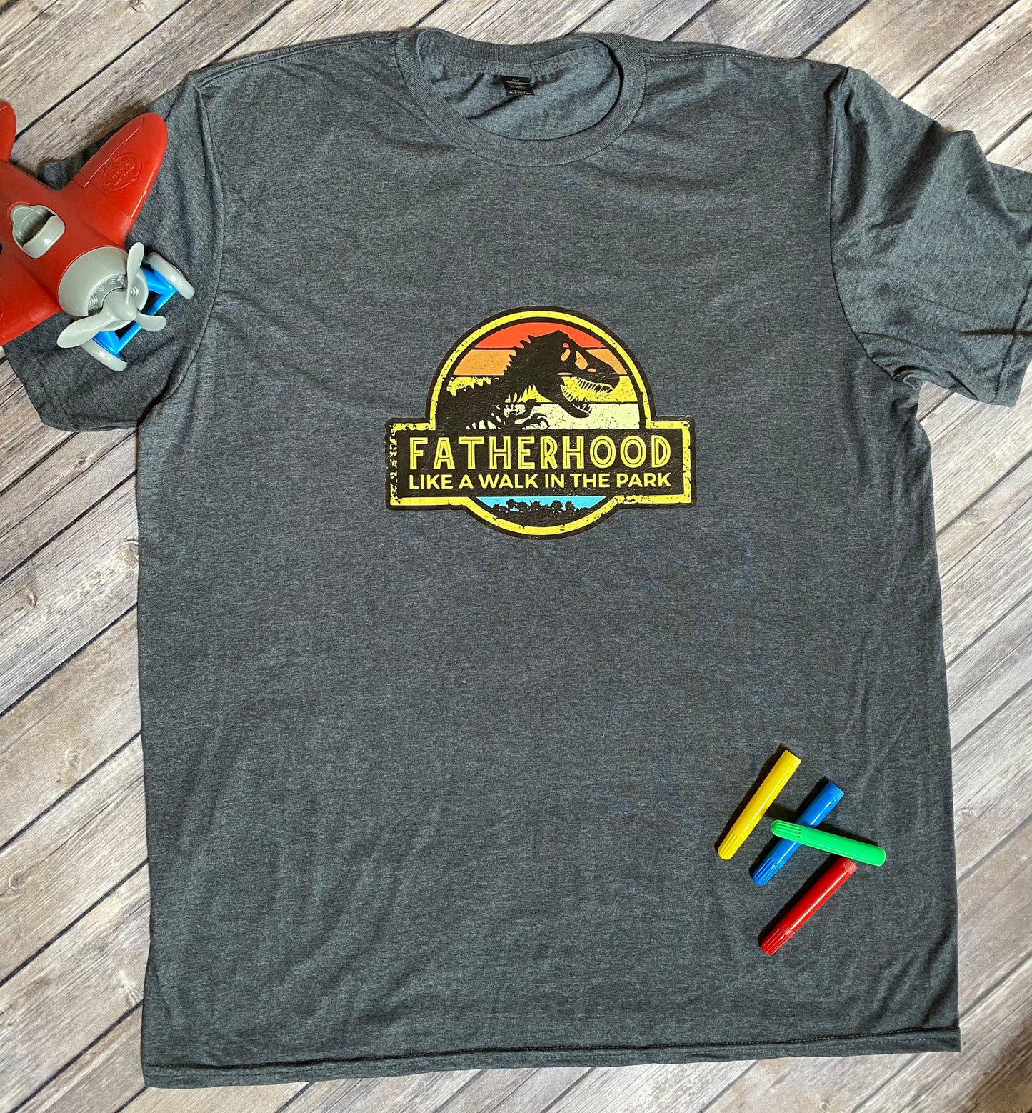 Fatherhood like a walk in the park, Jurassic, park, Father’s Day shirt, dad shirt, Father’s Day gift, custom shirt, personalized gift