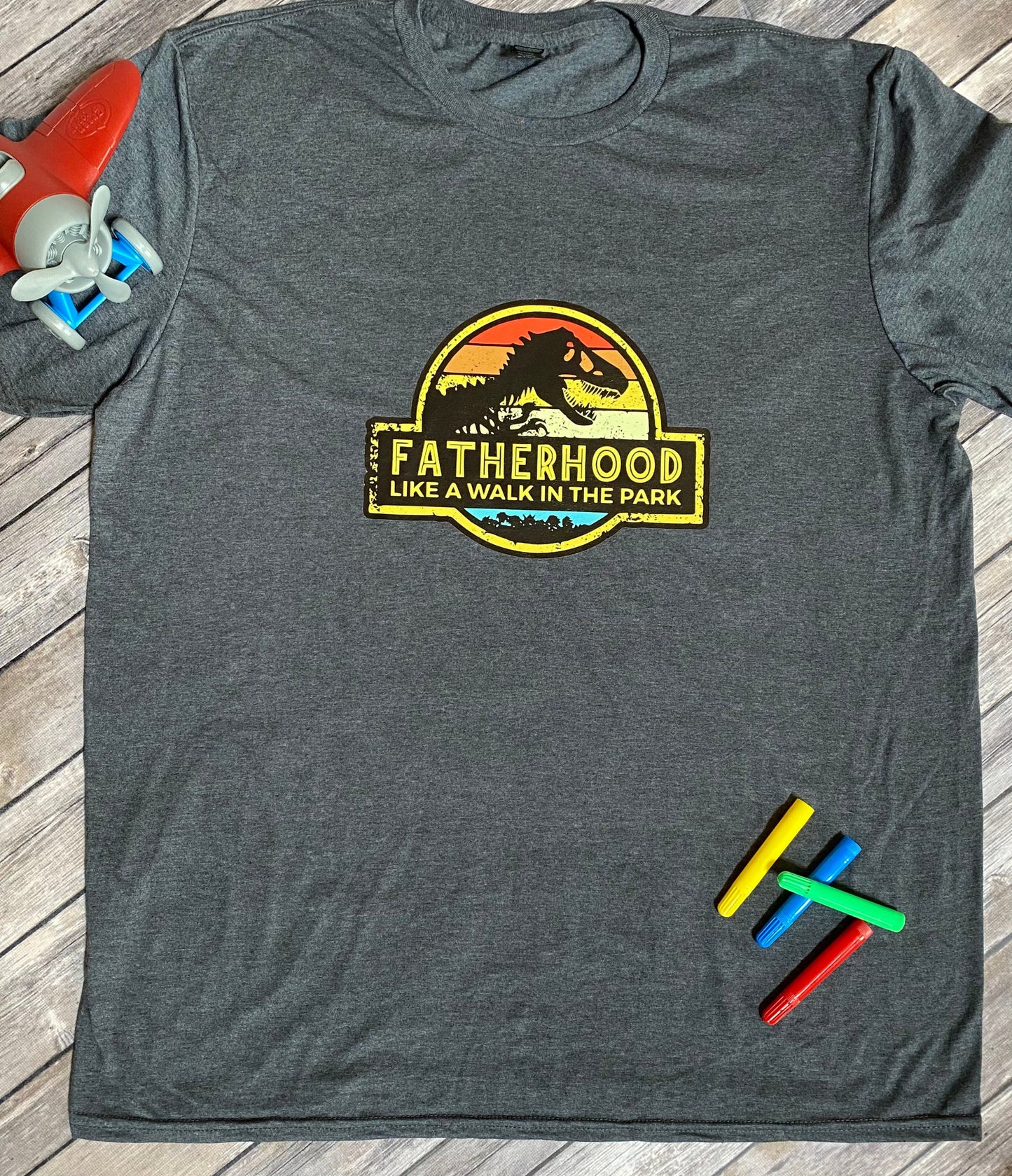 Fatherhood like a walk in the park, Jurassic, park, Father’s Day shirt, dad shirt, Father’s Day gift, custom shirt, personalized gift