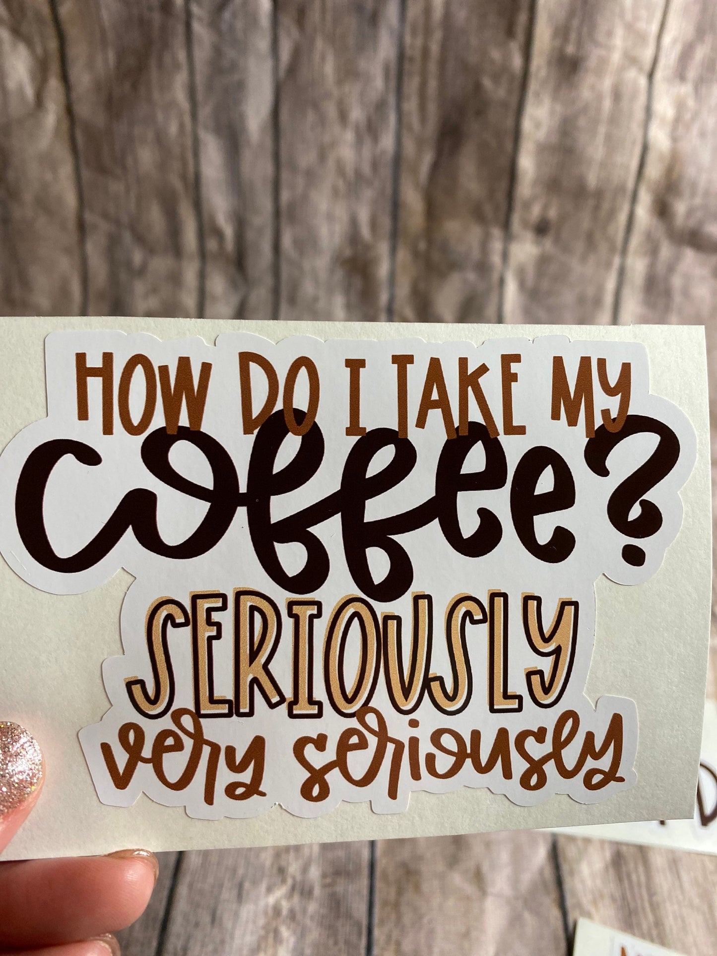 water bottle stickers, laptop stickers, waterproof stickers, coffee stickers, coffee decal, coffee water bottle sticker, funny stickers,