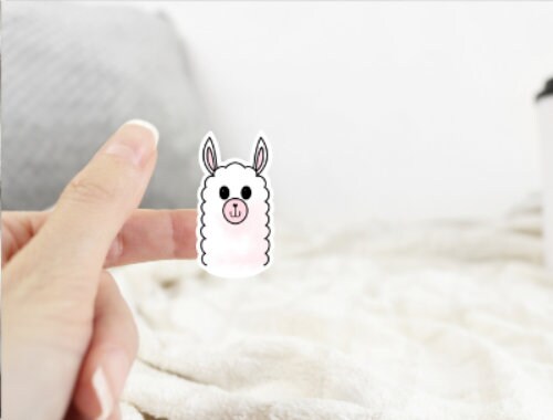 water bottle stickers, laptop stickers, waterproof stickers, llama stickers, llama decal, llama water bottle sticker, funny stickers