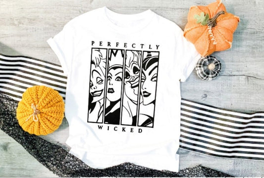 Perfectly wicked, villains, wicked witch, halloween shirt, witch shirt, perfectly wicked shirt,