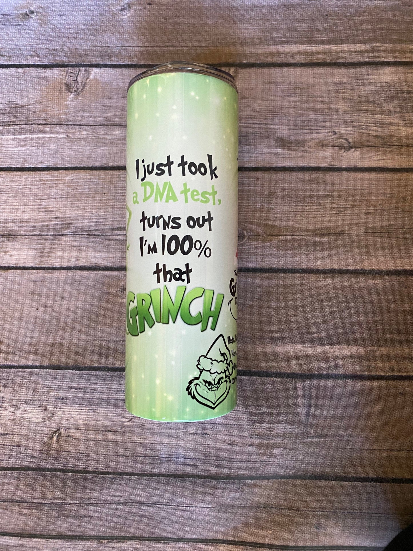 Grinchy Holiday 20oz Skinny Tumbler