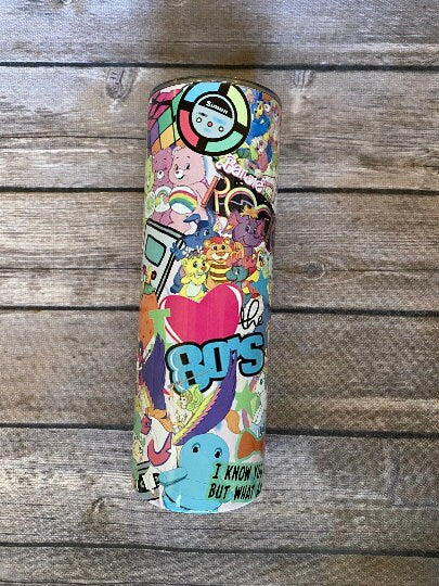 80's Baby 20oz Skinny Tumbler