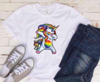 Gay pride shirt, ally shirt, rainbow, unicorn, rainbow unicorn shirt, dabbing unicorn, pride shirt, rainbow pride, Gay pride, gay ally,queer