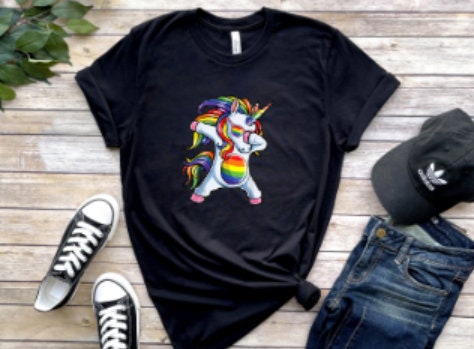 Gay pride shirt, ally shirt, rainbow, unicorn, rainbow unicorn shirt, dabbing unicorn, pride shirt, rainbow pride, Gay pride, gay ally,queer