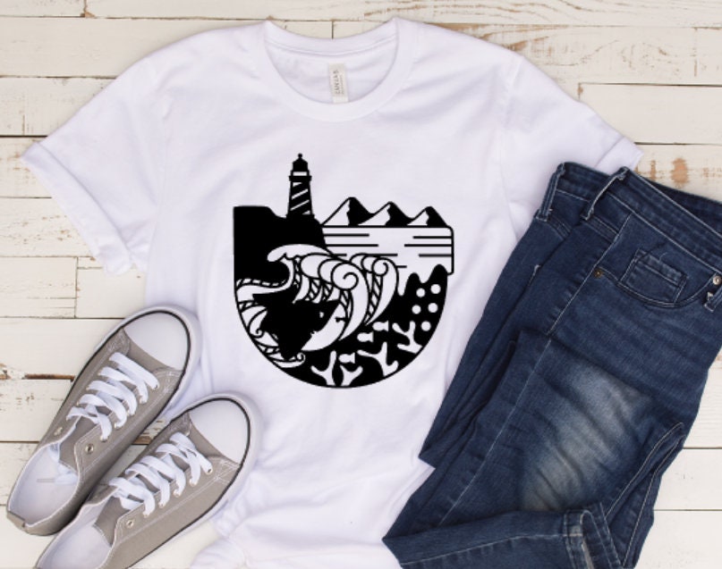 North Carolina, NC, North Carolina shirt, NC Shirt, Oceans and mountains, ocean shirt, beach shirt, mountains and ocean shirt,