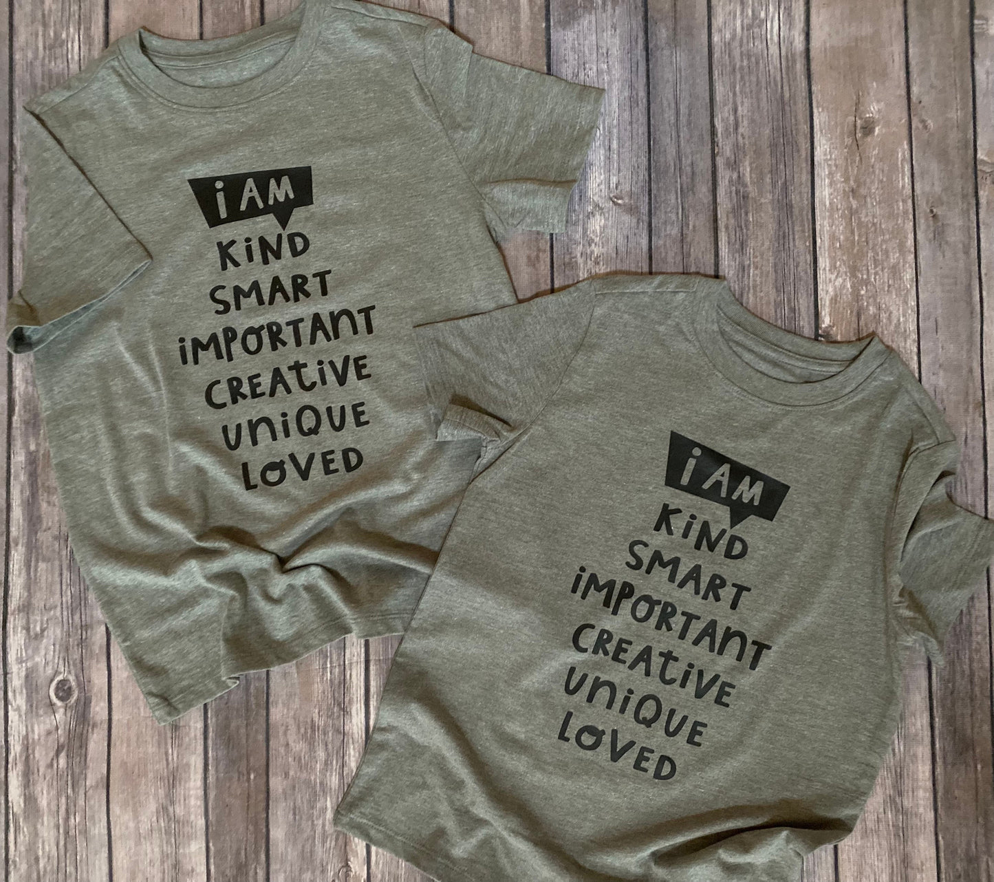 Positive kids shirt, I am kind, I am smart, motivational shirt, kids shirt, love is love, motivation shirt, kindness, love, acceptance