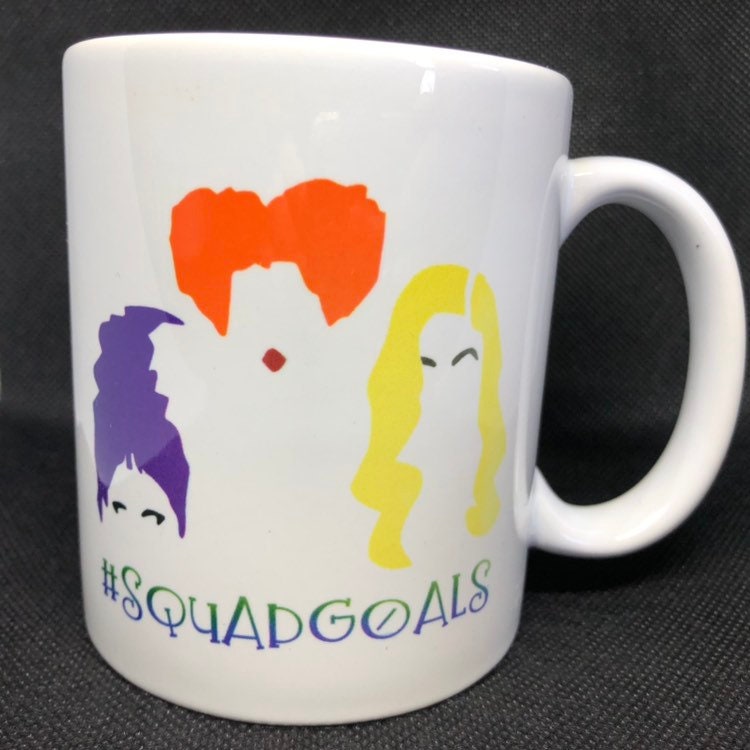 Halloween, Halloween decoration, Halloween mug, Squad goals, sanderson sisters, coffee mugs, tea mug, witch, fall, pumpkin spice, coffee,