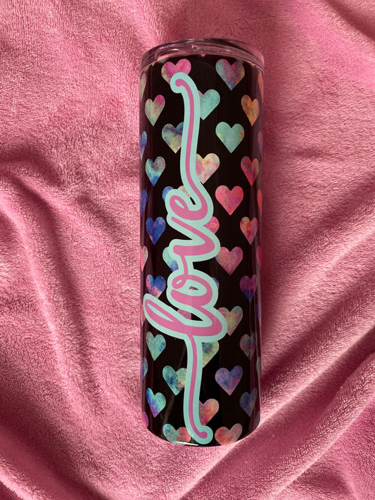 Love 20 Oz Skinny Tumbler