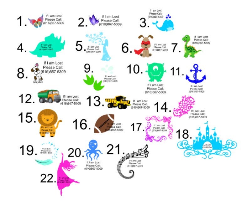 Temporary Tattoo Sheet